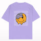 Good Vibes Oversized Lavender T-shirt