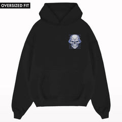 High-Tech Skull Oversized Hoodie