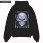 High-Tech Skull Oversized Hoodie