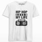 Hiphop saved my life t shirt