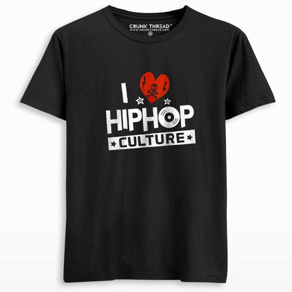 I Love HipHop Culture Men's Printed T-shirt