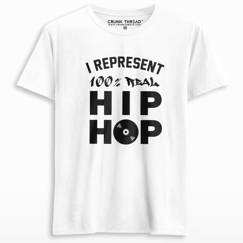 I represent 100% real hiphop