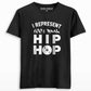 I Represent 100% Real Hip Hop Men's Printed T-shirt