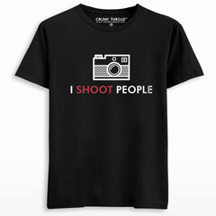 I Shoot People Camera Photographer T-shirt