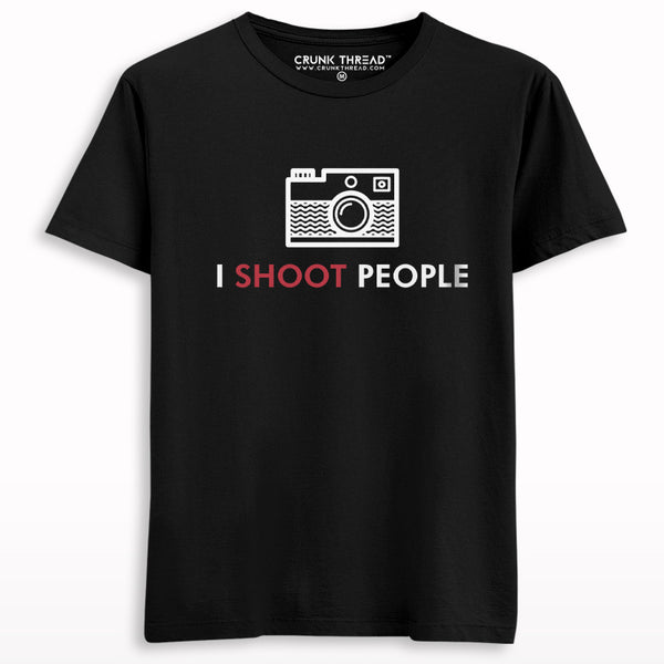 I Shoot People Camera Photographer T-shirt