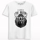 It's Beard Time Print Half Sleeve T-shirt