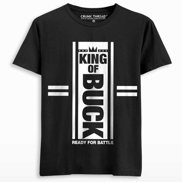 King Of Buck Men's Printed T-shirt