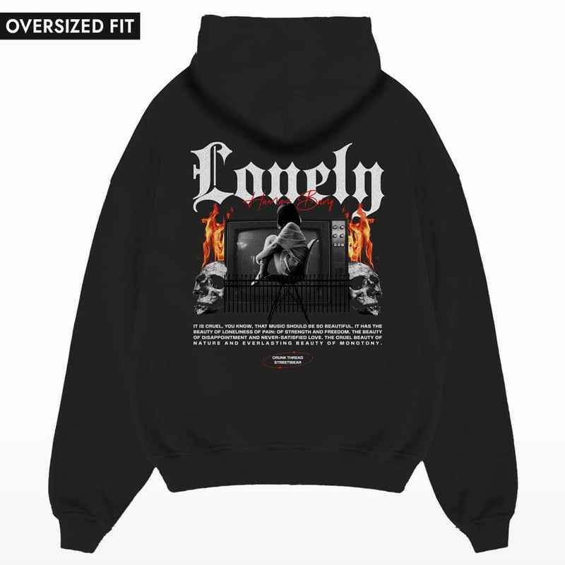 Lonely Human Being Oversized Hoodie