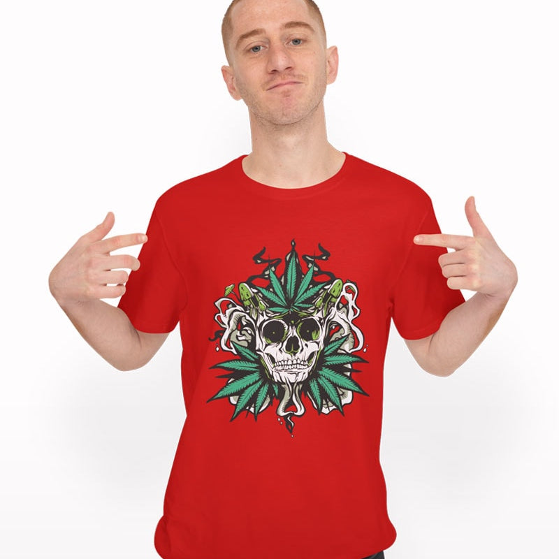 Marijuana Skull T-shirt