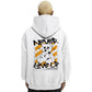 Never Give up Teddy Relaxed Drop Shoulder Hoodie