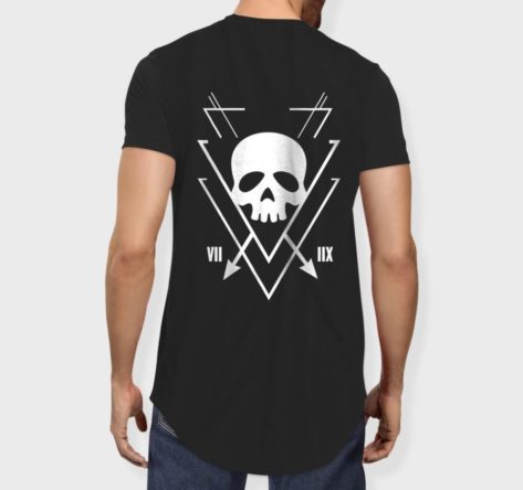 Old Skull Men's Longline T-shirt