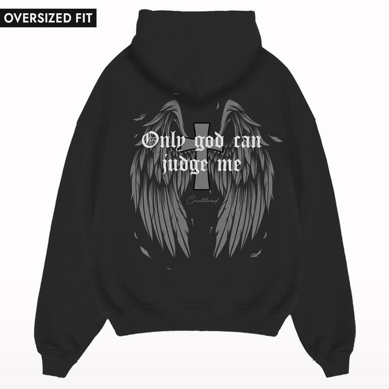 Only God Can Judge Me Oversized Hoodie