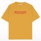 Poison Oversized Fit Mustard T-shirt