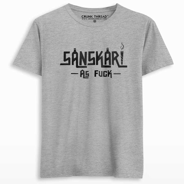 Sanskari AF Men's Printed T-shirt