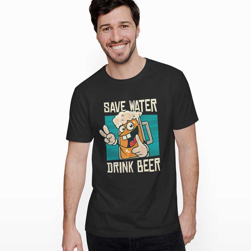 Save water drink beer T-shirt