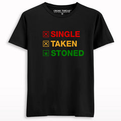 Single taken stoned t shirt