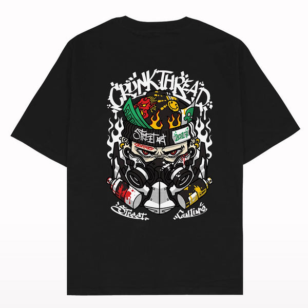 Crunk Thread Street Culture Oversized T-shirt