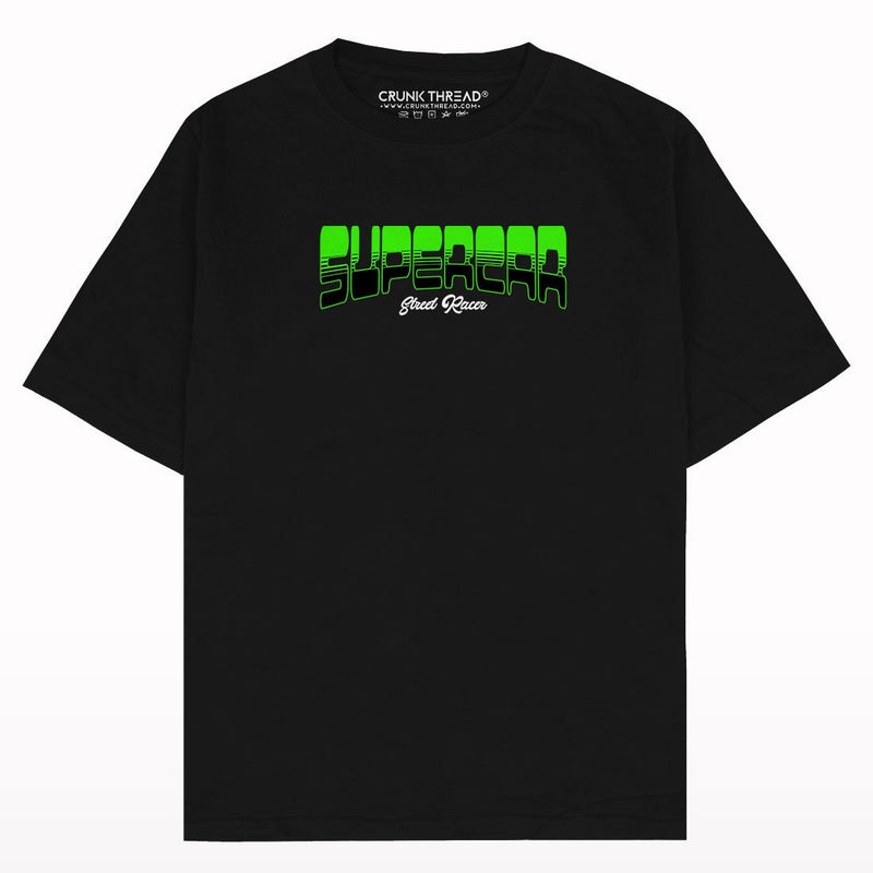 Supercar Street race Oversized T-shirt Front