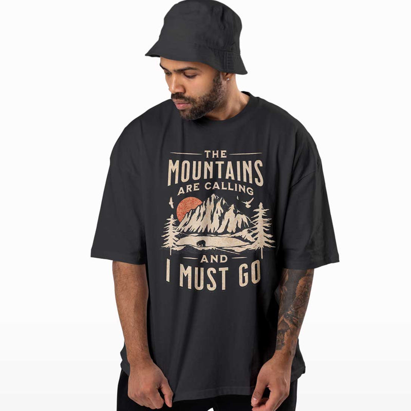 Mountains are calling Oversized T-shirt