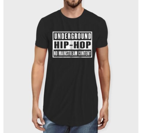 Underground HipHop Men's Longline T-shirt