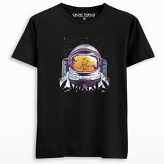 Weed Astronaut Graphic T-shirt