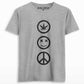 weed joy peace t shirt