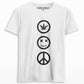 weed joy peace t shirt