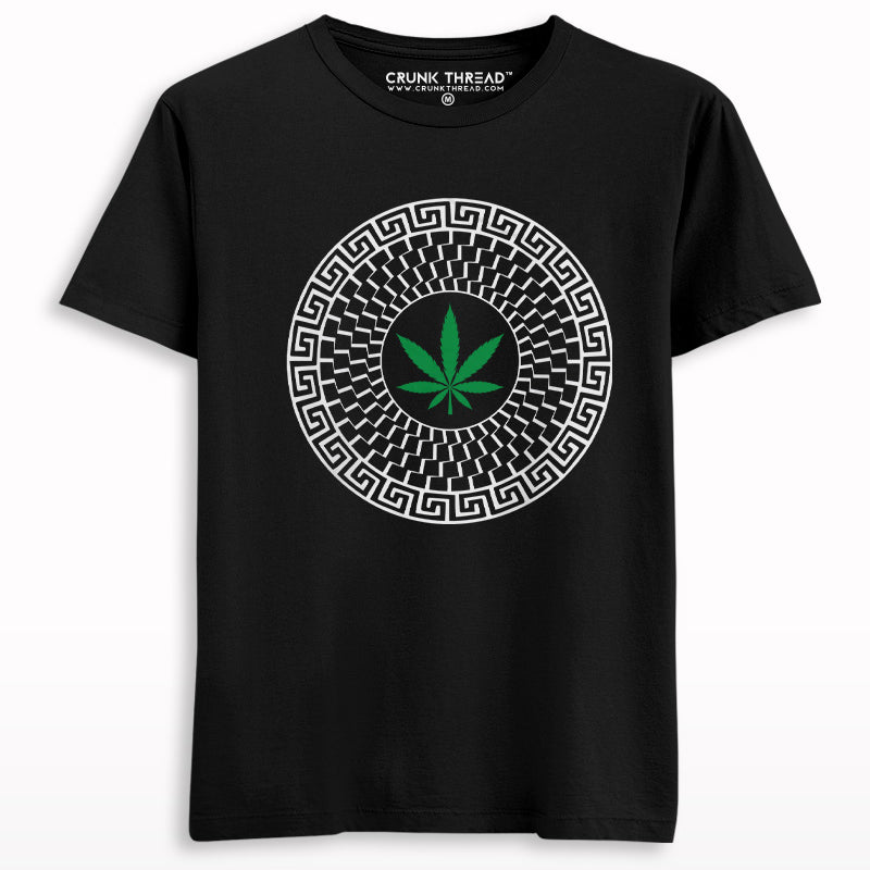 Weed Mandala Greek City T-shirt