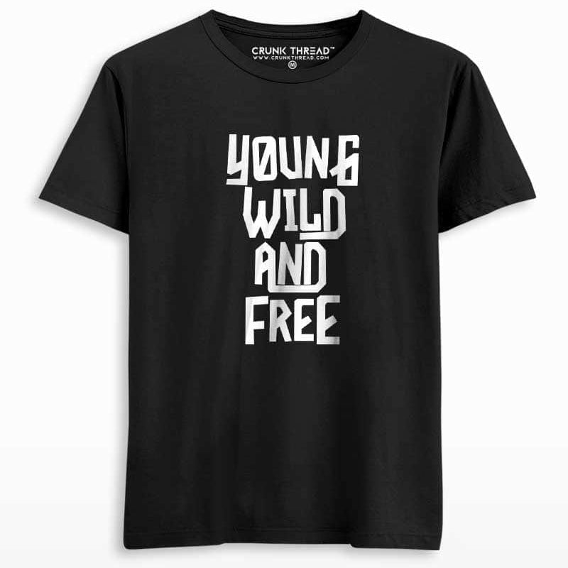 young wild and free t shirt