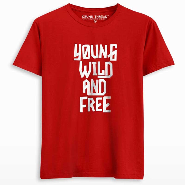 young wild and free t shirt