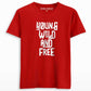 young wild and free t shirt